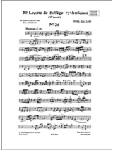 50 Leçons de Solfège Rythmique Volume 2 - Noël Gallon